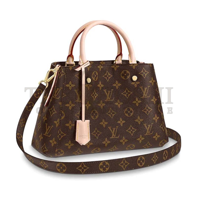 L0vis Vvtt0n LV Women Montaigne BB Bag in Iconic Monogram Canvas-Brown Master Quality