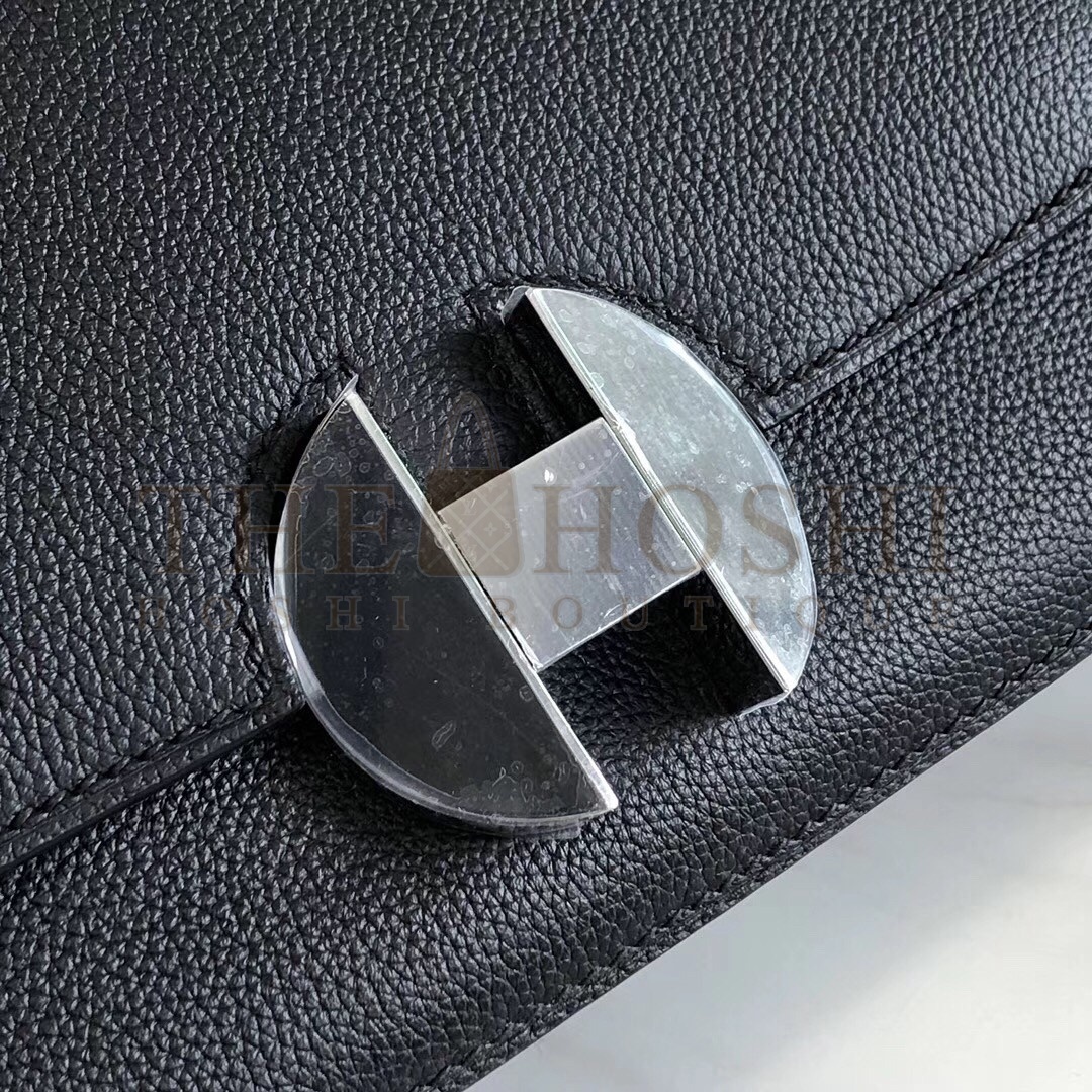 H**me5 2002 20cm Bag In Black Evercolor Calfskin Master Quality