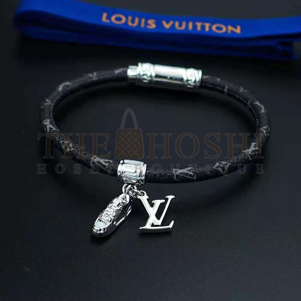 L0vis Vvtt0n Men LV Icon Trainer Leather Bracelet Master Quality