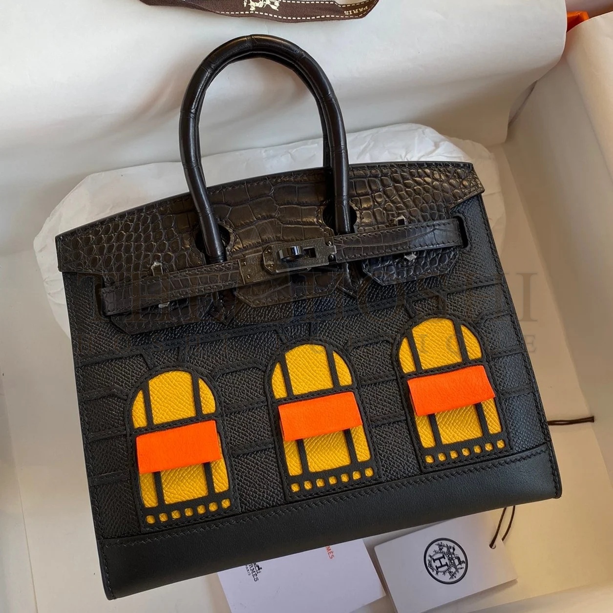 H**me5 So Black Midnight Faubourg Birkin 20 Sellier Limited Edition Bag Master Quality