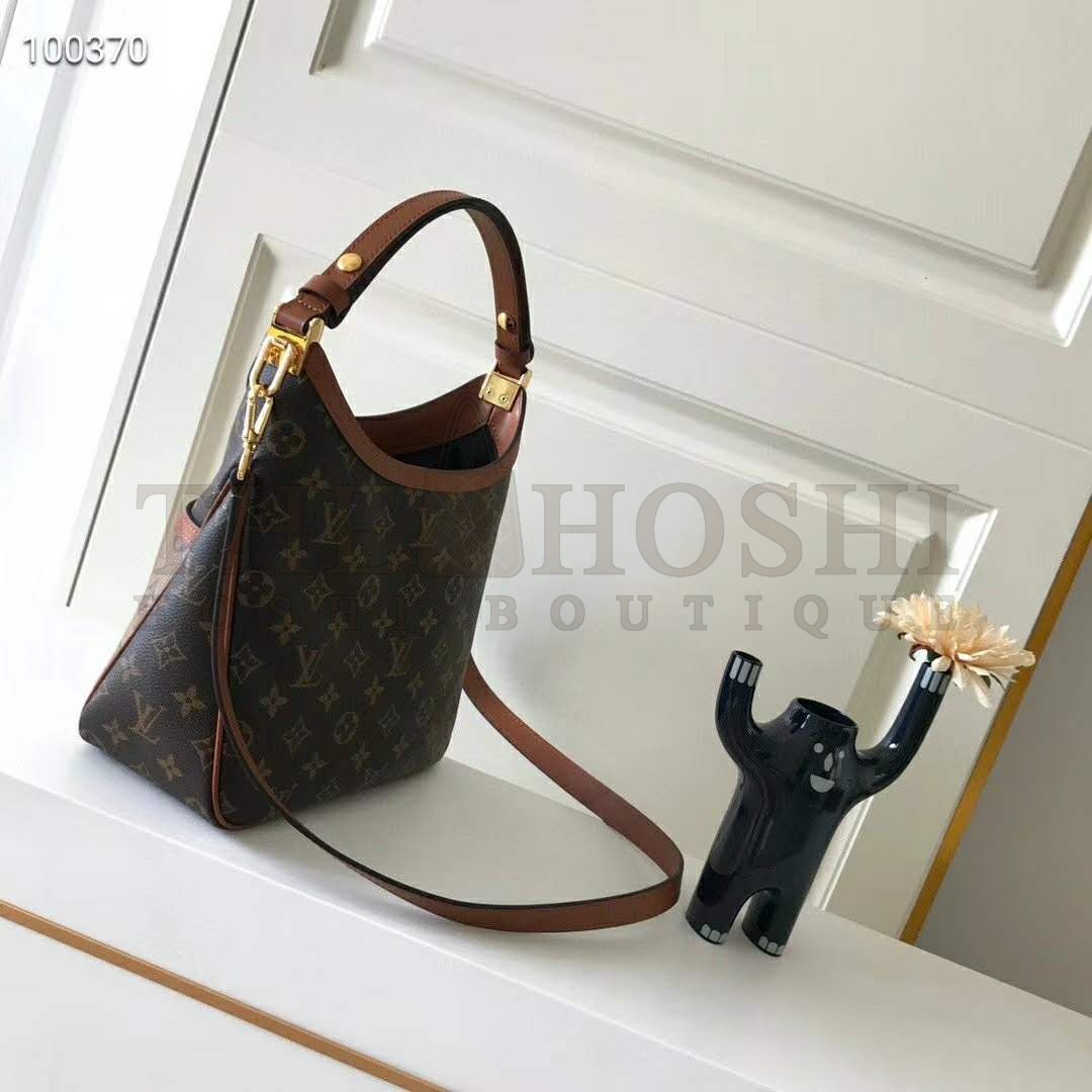 L0vis Vvtt0n LV Women Hobo Dauphine PM Handbag Monogram Reverse Canvas Master Quality