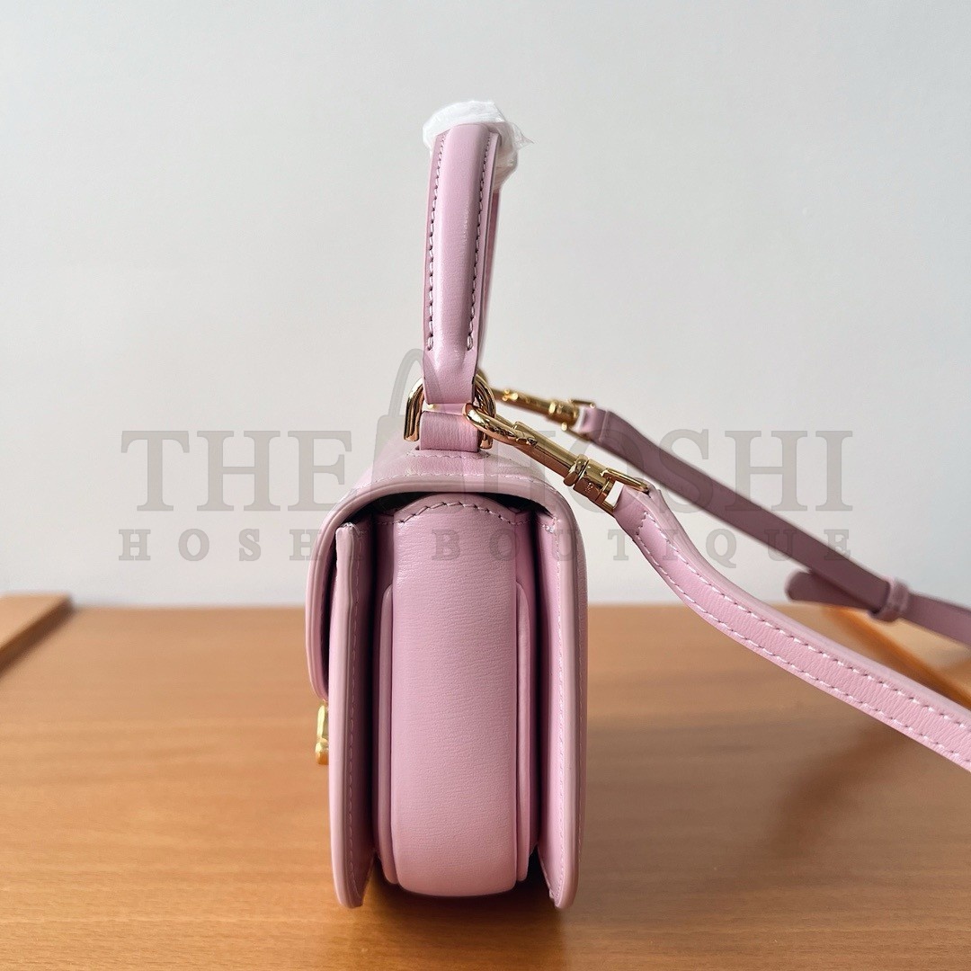 Ce1i*e Mini Besace Clea Bag in Petal Calfskin Master Quality