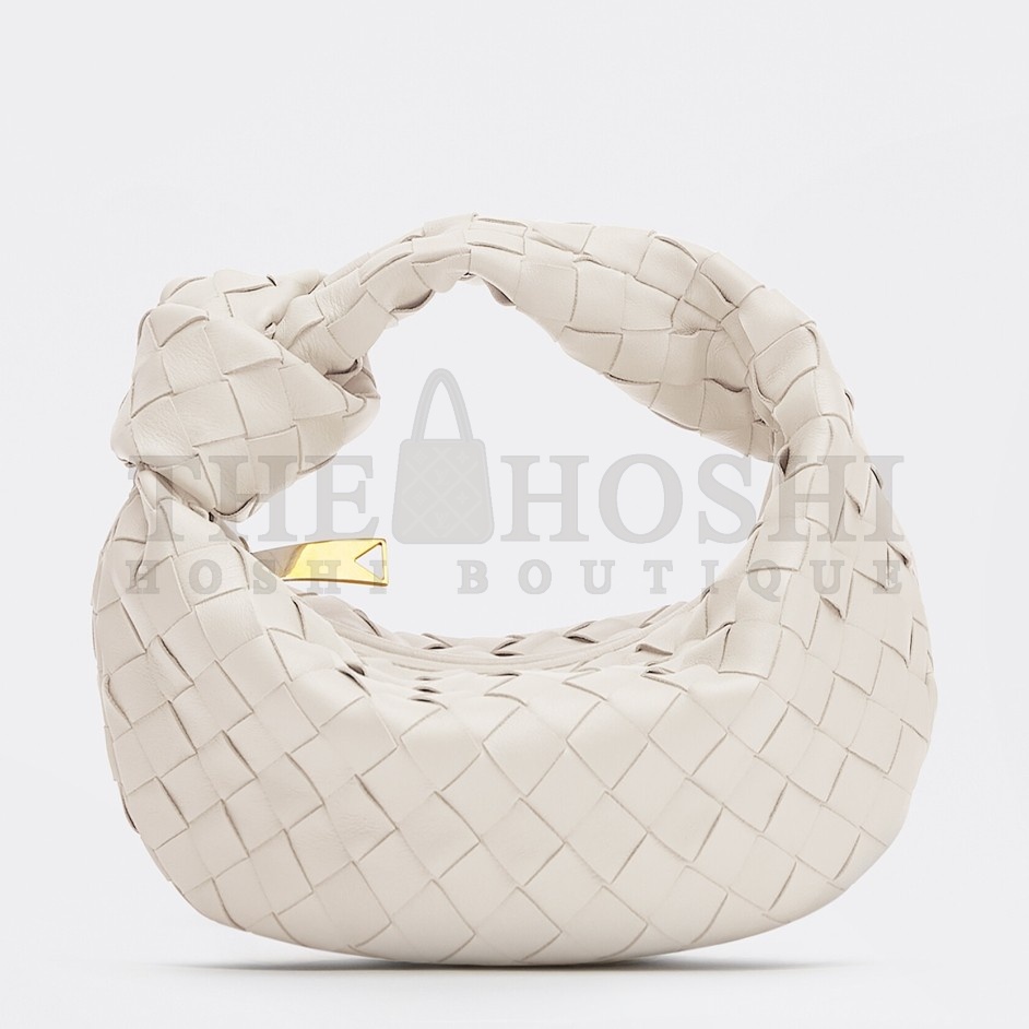 B0tt*ga Ven*ta BV Jodie Mini Bag In White Intrecciato Lambskin Master Quality