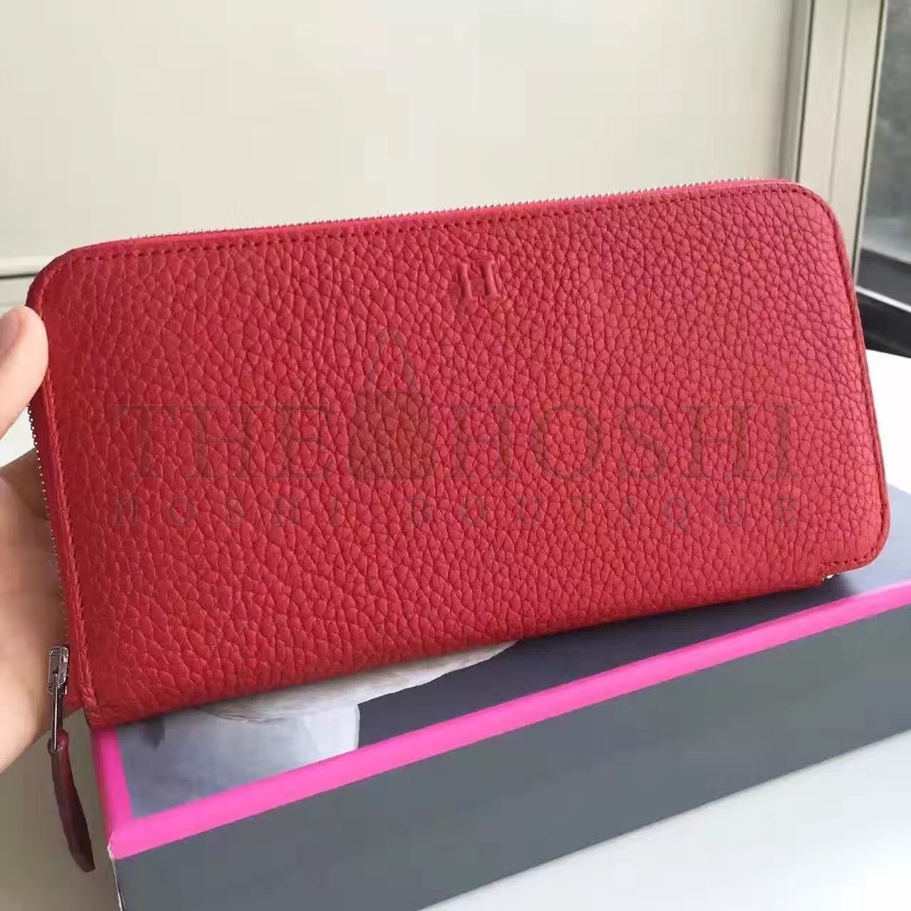 H**me5 Red Clemence Azap Zipped Wallet Master Quality