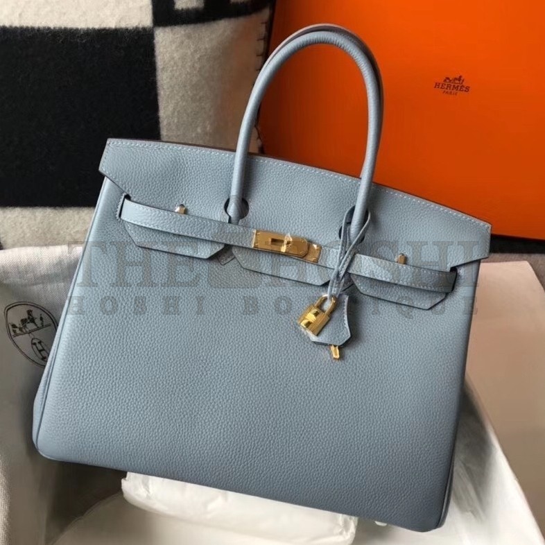 H**me5 Blue Lin Clemence Birkin 35cm Bag Master Quality