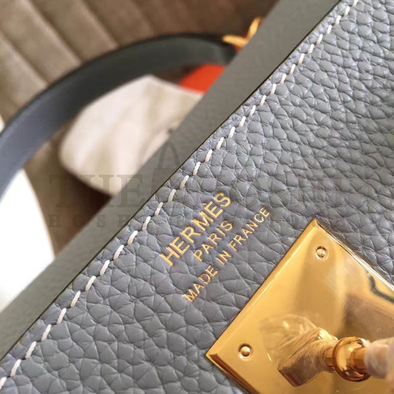 H**me5 Blue Lin Clemence Kelly Retourne 32cm Handmade Bag Master Quality