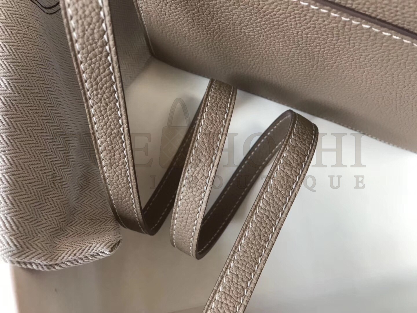 H**me5 Mini Sac Roulis 18cm Bag In Grey Evercolor Calfskin Master Quality