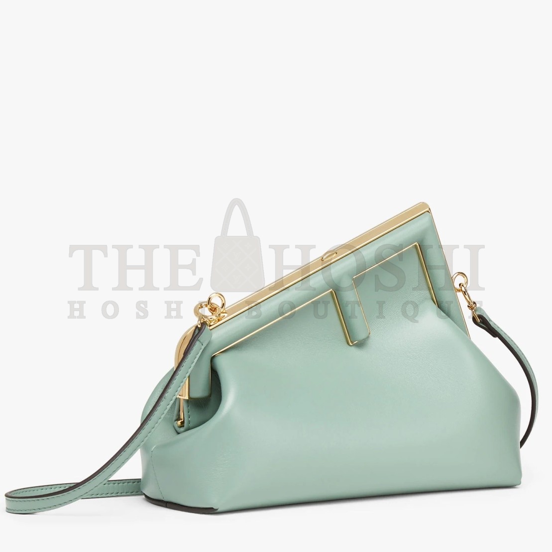 F**di First Small Bag In Mint Green Nappa Leather Master Quality