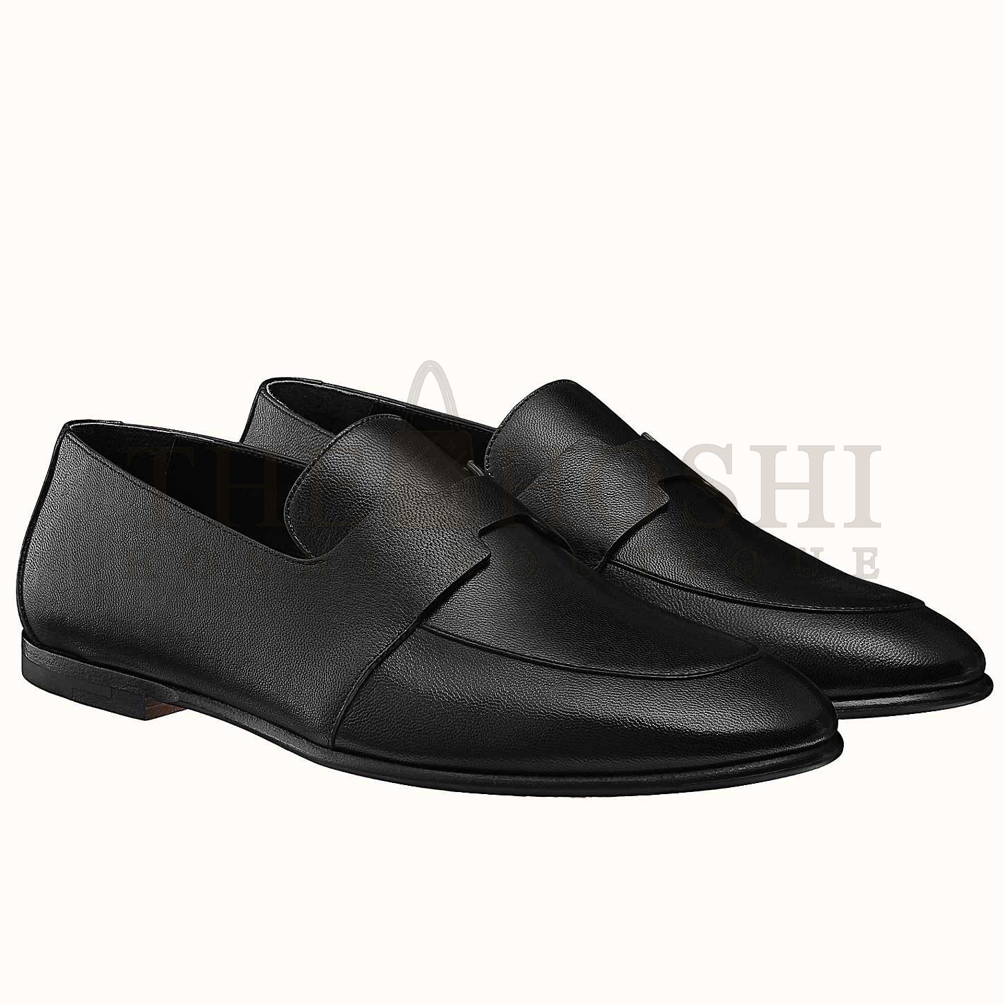 H**me5 Women's Ancora Loafers In Black Goatskin Master Quality