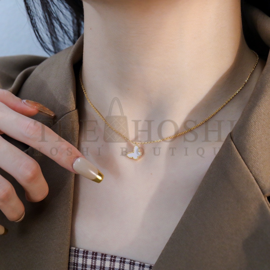 V*n Cl**f necklaces Sweet Butterflies pendant Master Quality