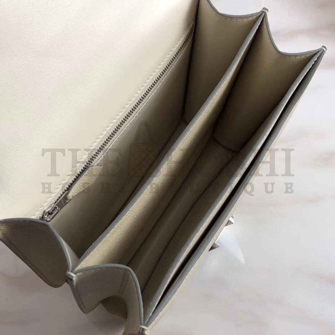 H**me5 2002 20cm Bag In Craie Evercolor Calfskin Master Quality