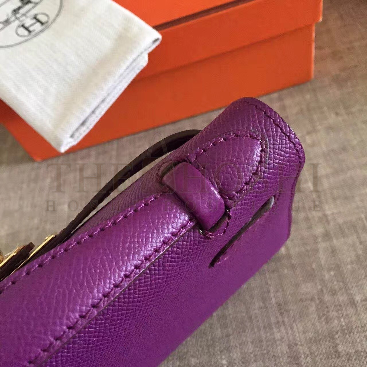 H**me5 Anemone Kelly Pochette Epsom Handmade Bag Master Quality