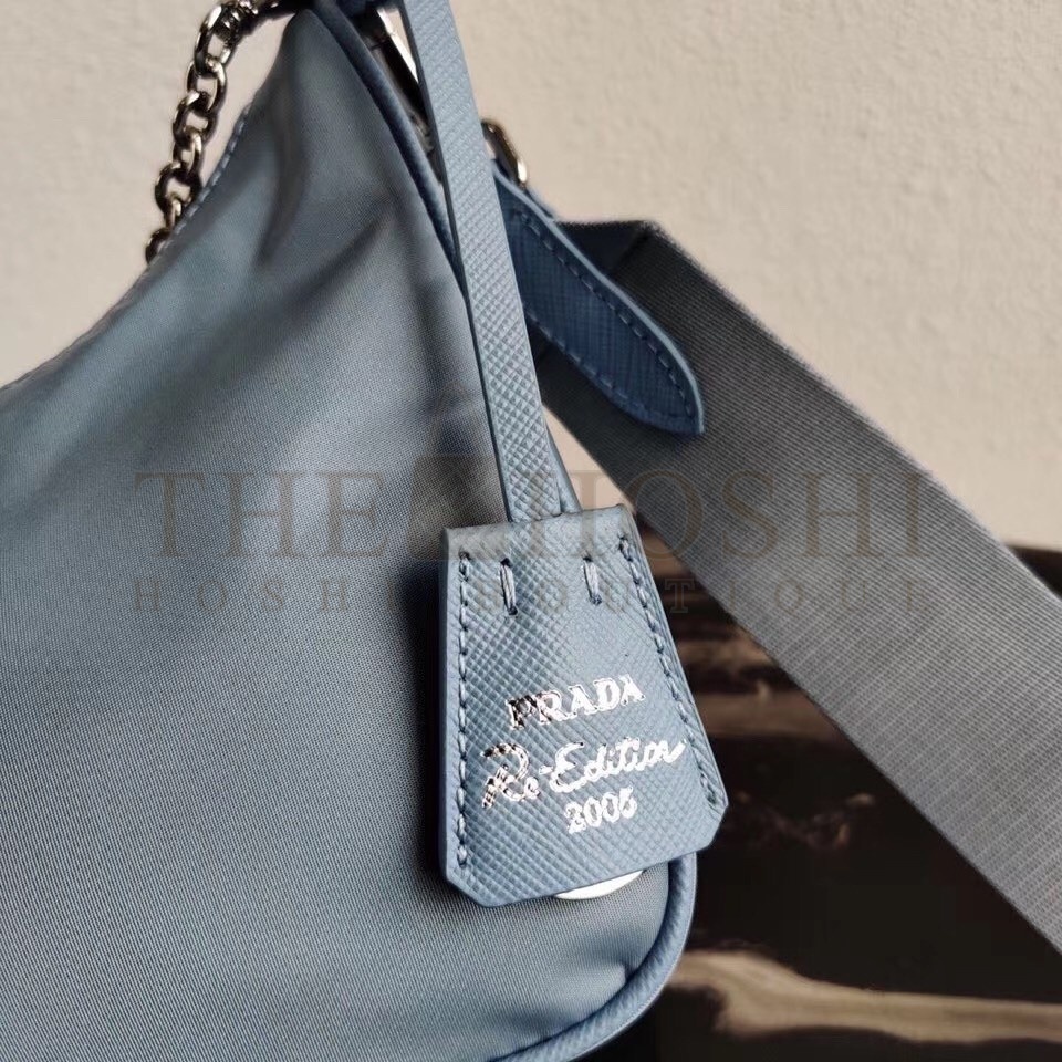 Pra*a Blue Nylon Re-Edition 2005 Shoulder Bag Master Quality