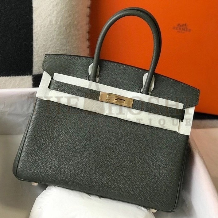 H**me5 Vert Fonce Clemence Birkin 30cm Bag GHW Master Quality