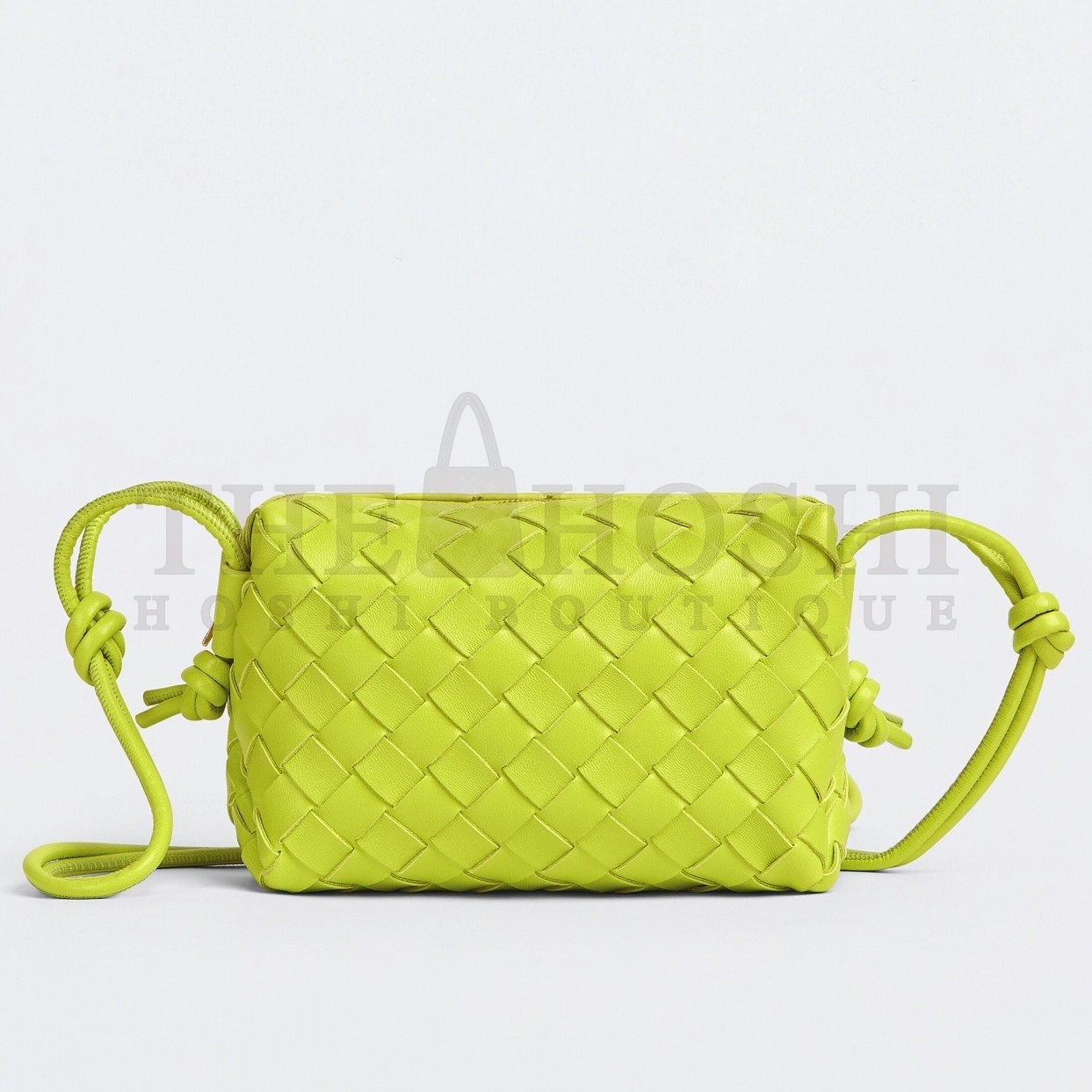 B0tt*ga Ven*ta Loop Mini Bag In Kiwi Intrecciato Lambskin Master Quality