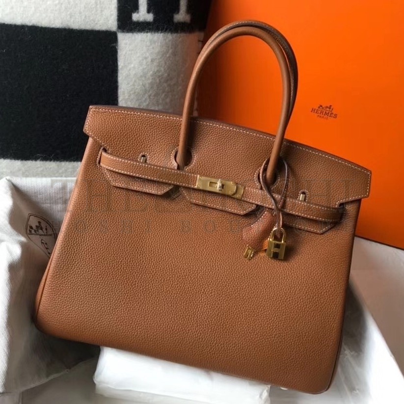 H**me5 Brown Clemence Birkin 35cm Bag Master Quality