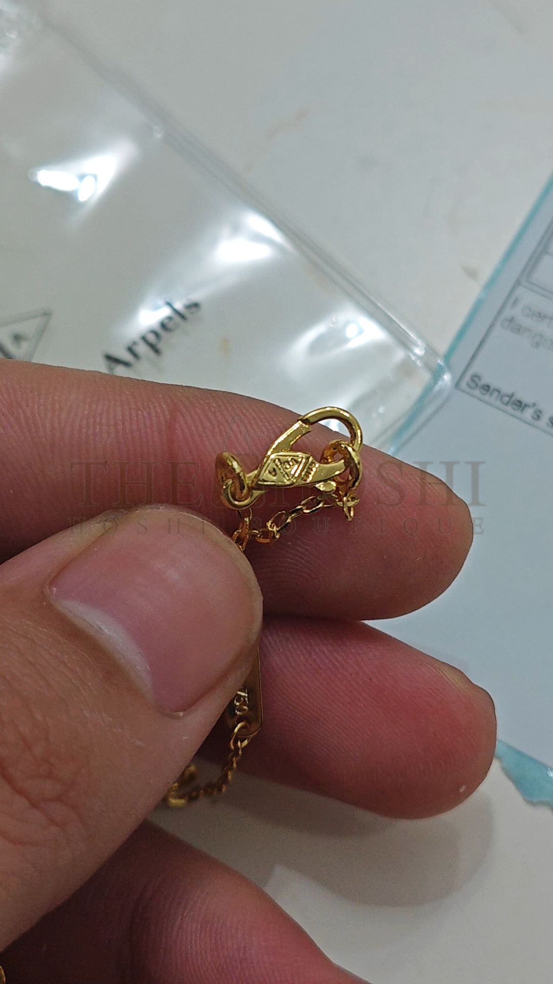 V*n Cl**f Necklace Dupe, Clover Necklace, Vintage Alhambra pendant Master Quality