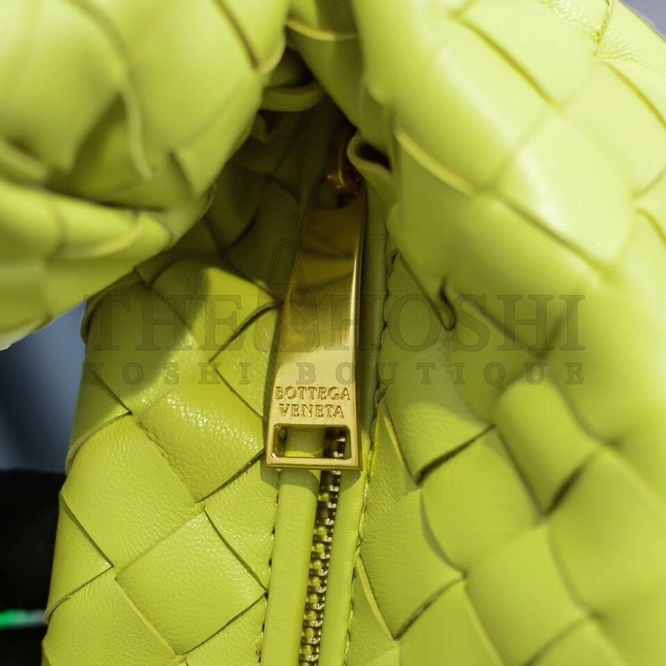 B0tt*ga Ven*ta Mini BV Jodie Bag In Kiwi Woven Leather Master Quality