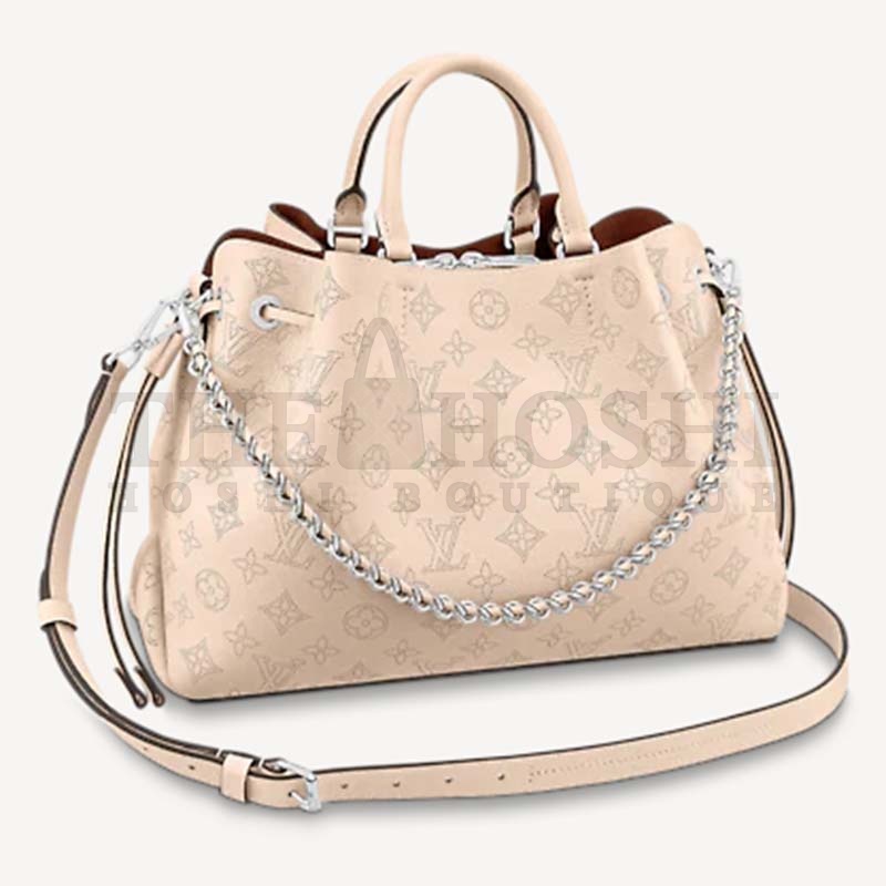 L0vis Vvtt0n LV Women Bella Tote Crème Beige Mahina Perforated Calfskin Master Quality