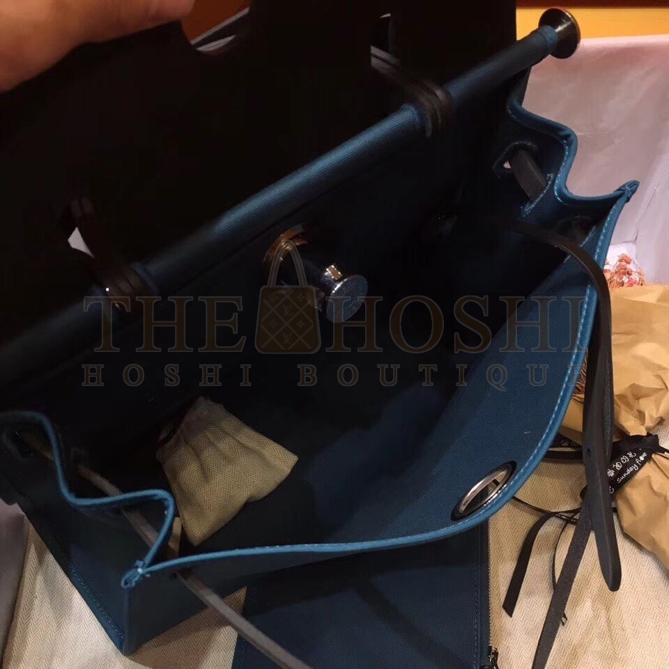 H**me5 Herbag Zip 31cm Bag In Black And Blue Master Quality