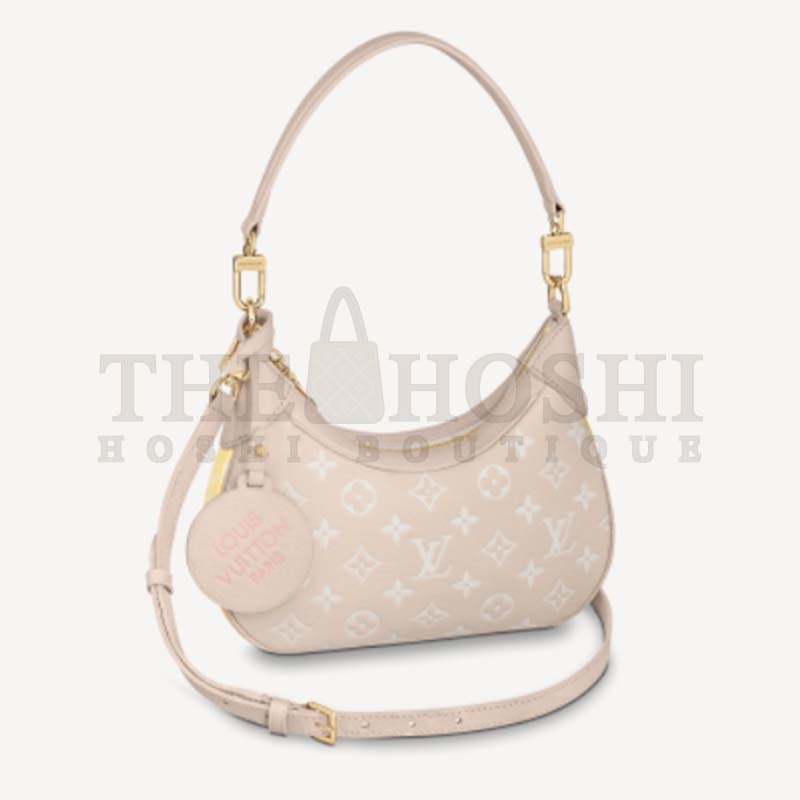 L0vis Vvtt0n LV Women Bagatelle Beige Handbag Printed Embossed Grained Cowhide Leather Master Quality