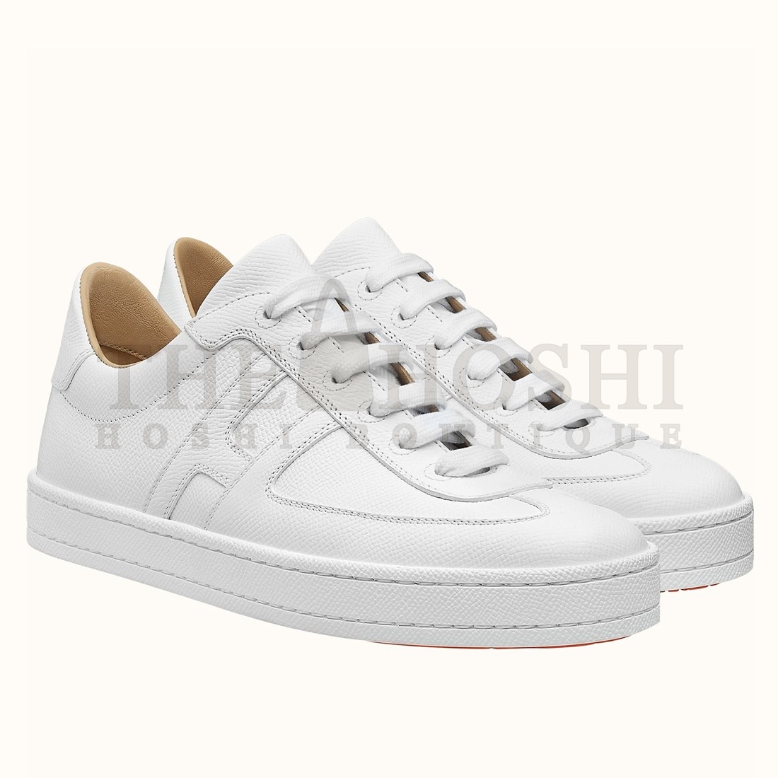 H**me5 Boomerang Sneakers In White Epsom Leather Master Quality