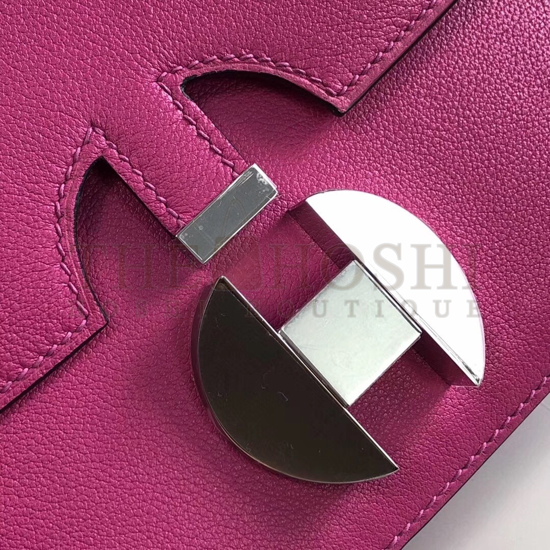 H**me5 2002 20cm Bag In Rose Purple Evercolor Calfskin Master Quality
