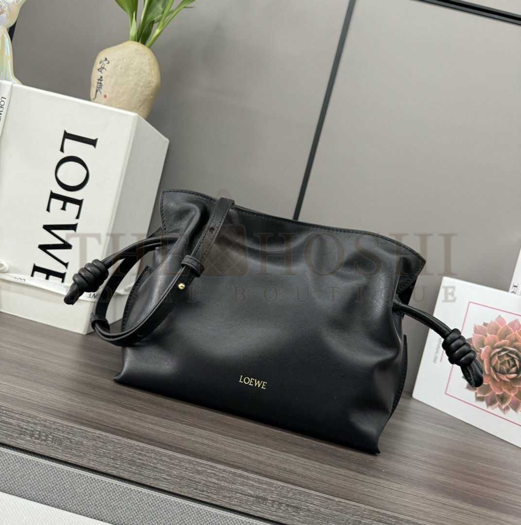 L0ew* Flamenco clutch in nappa calfskin mini(23.9X18X9 cm)  medium(30X24.5X10.5 cm） Master Quality