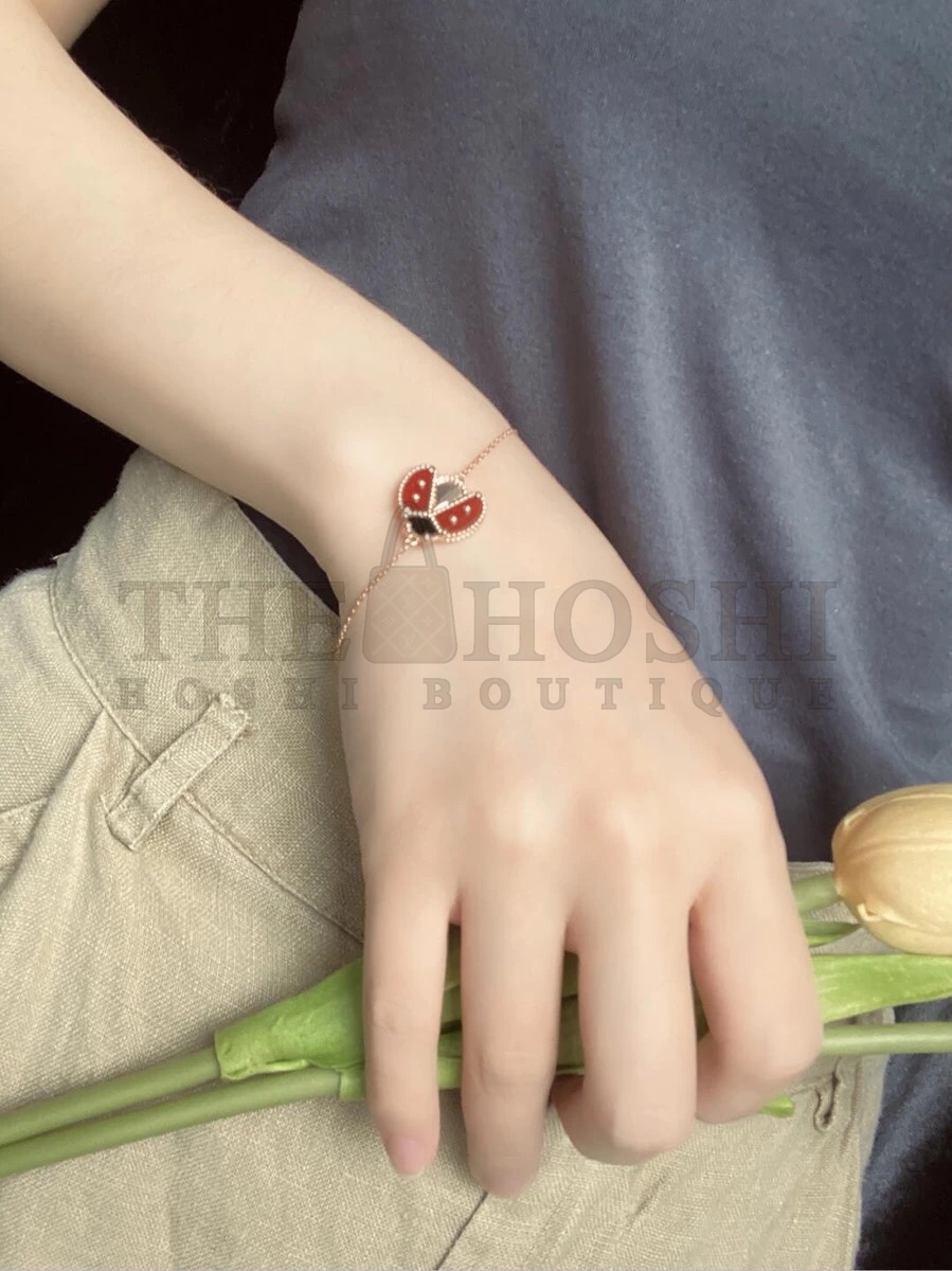 V*n Cl**f & Arpels Ladybug Bracelet Replica, Lucky Spring bracelet Master Quality
