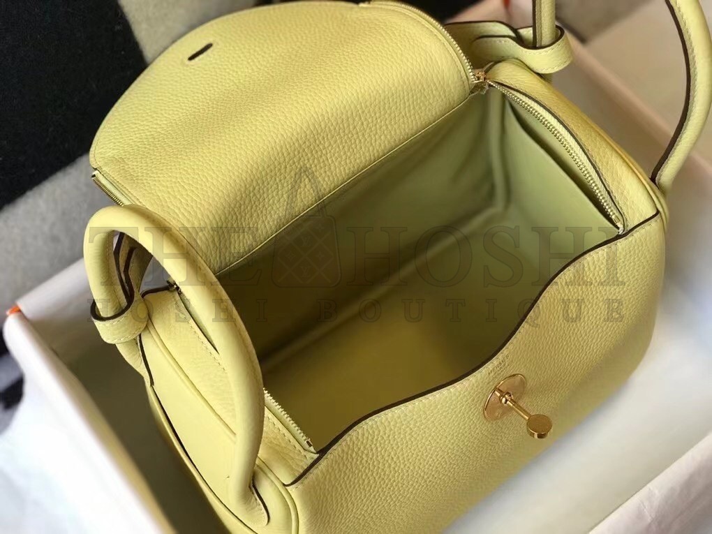 H**me5 Lindy 26cm Bag In Jaune Poussin Clemence With GHW Master Quality