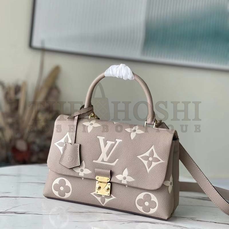 L0vis Vvtt0n LV Women Madeleine MM Handbag Embossed Monogram Empreinte Cowhide Master Quality