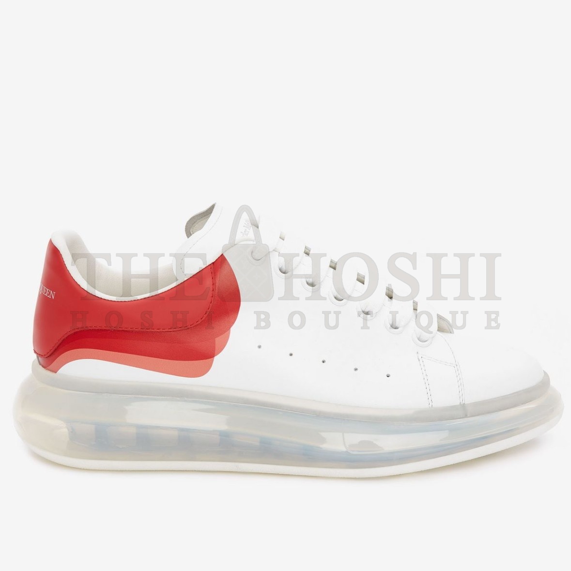 A1exa*der Mcqv*en Women's White Oversized Sneakers With Transparent Sole Master Quality