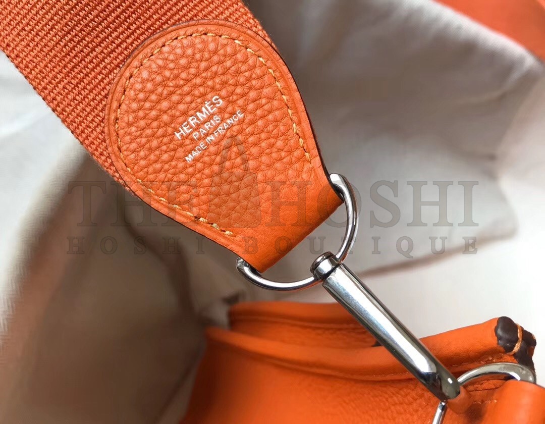 H**me5 Evelyne III 29 Bag In Orange Clemence Leather Master Quality