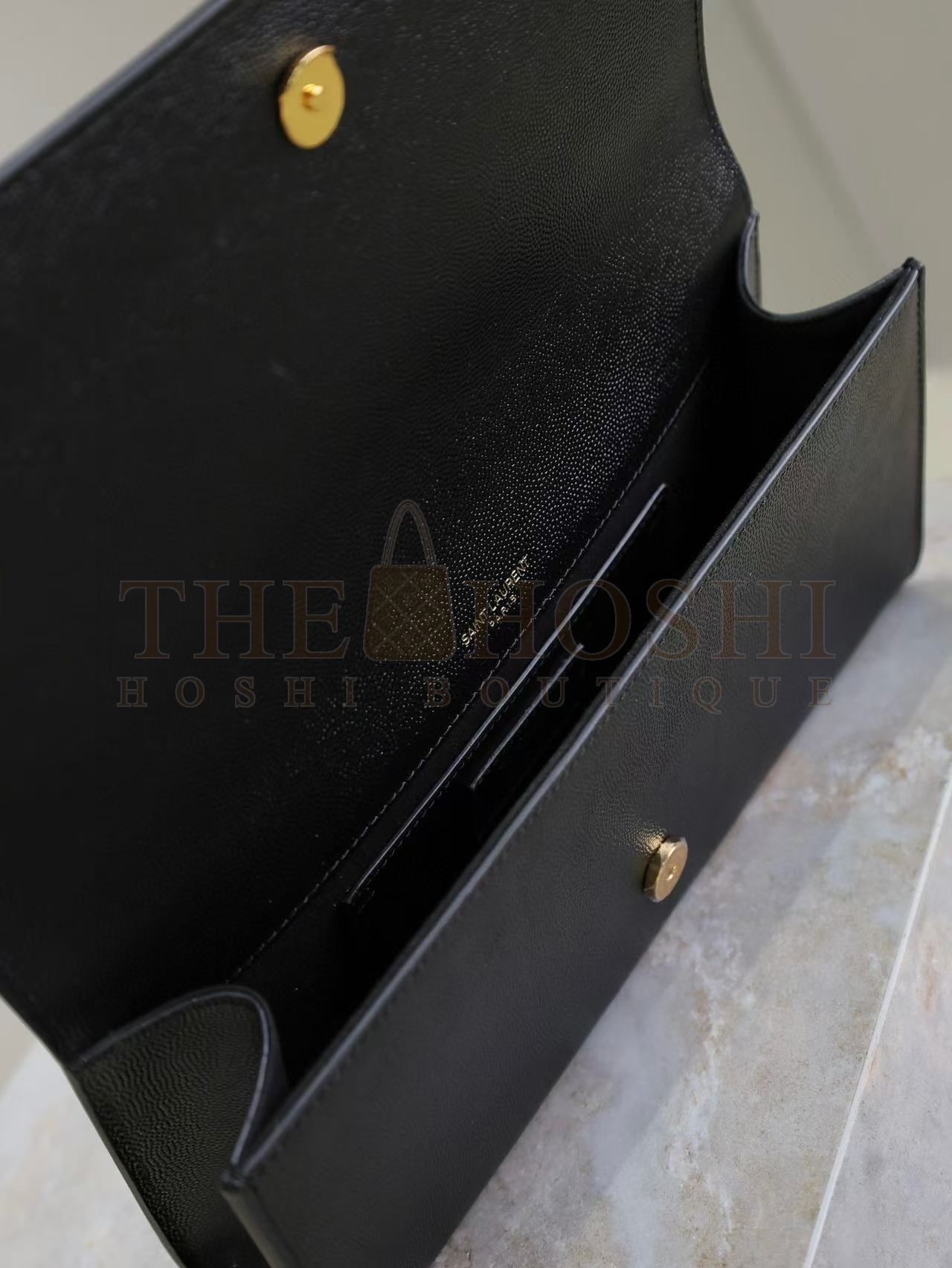 Sa1nt Lau*nt Y51 Women Kate Clutch in Grain De Poudre Embossed Leather Master Quality