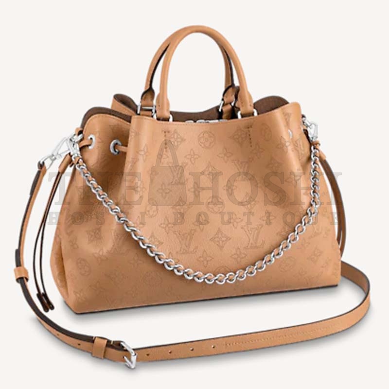 L0vis Vvtt0n LV Women Bella Tote Arizona Brown Mahina Perforated Calfskin Calf Master Quality