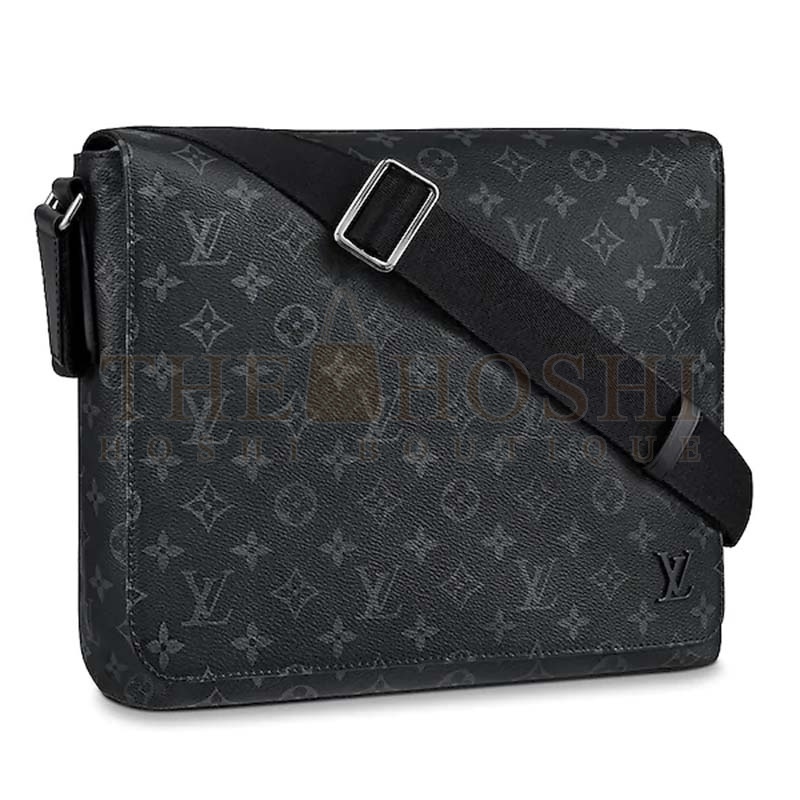 L0vis Vvtt0n LV Men District MM Bag in Monogramme Eclipse Canvas-Grey Master Quality