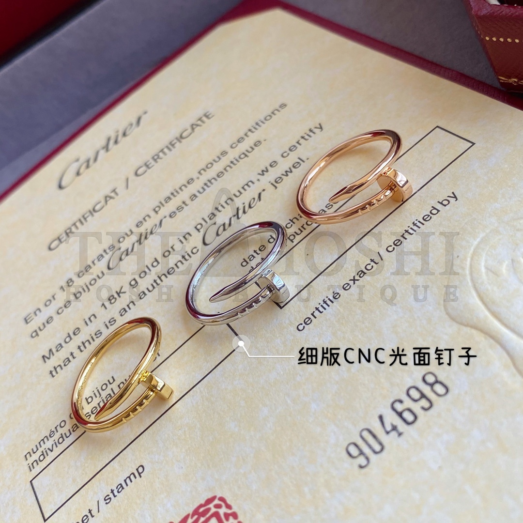 Ca*t1er LOVE RINGS WITH CERTIFICATE Master Quality