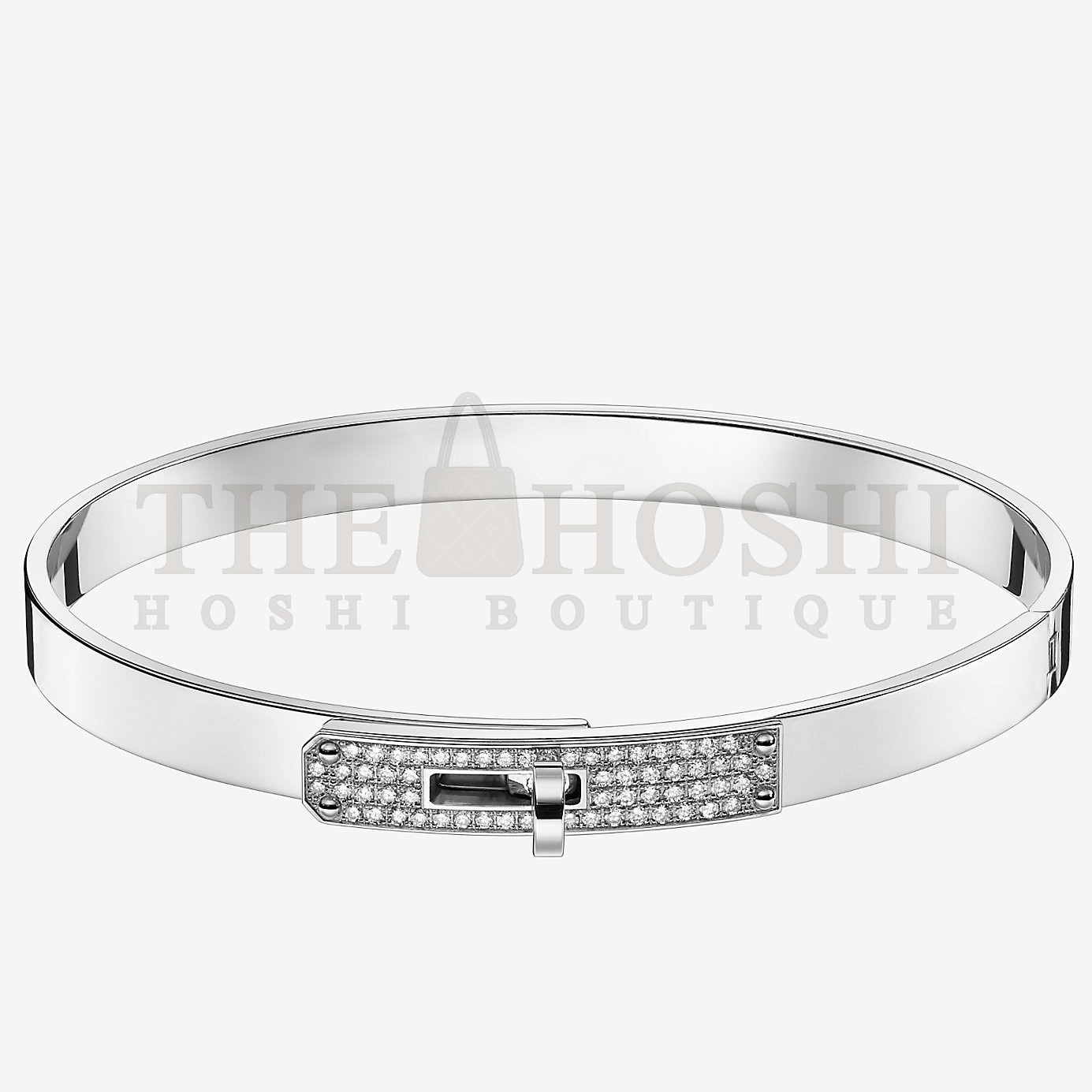 H**me5 Silver Small Kelly Bracelet With D1am0nds Master Quality