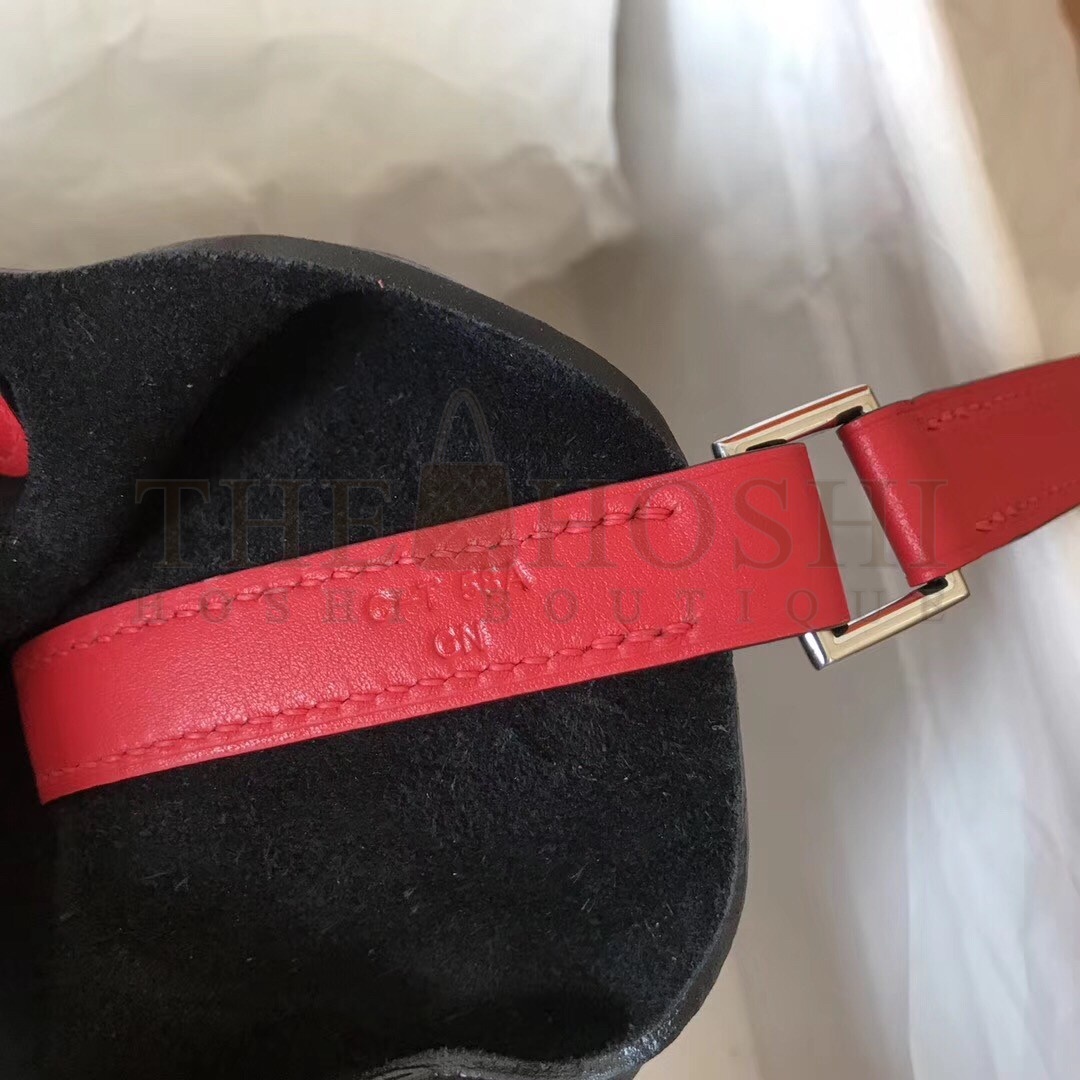 H**me5 Bicolor Picotin Lock PM 18cm Black Bag Master Quality