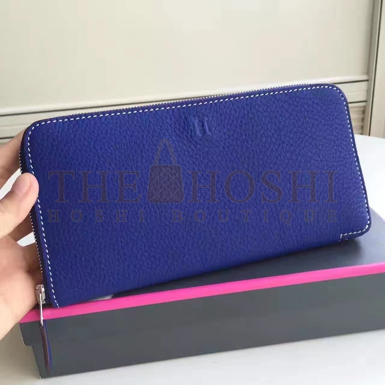 H**me5 Blue Electric Clemence Azap Zipped Wallet Master Quality