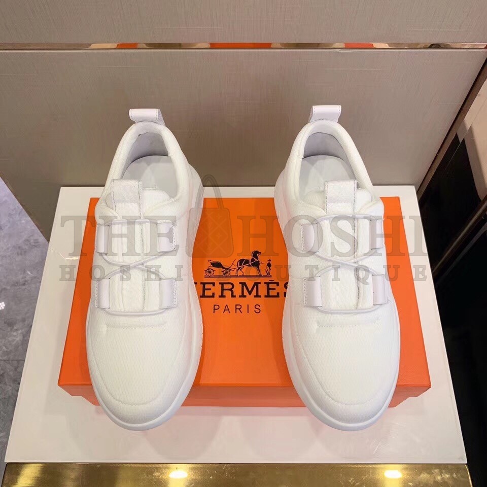 H**me5 Team Sneakers In White Double-sided Technical Mesh Master Quality