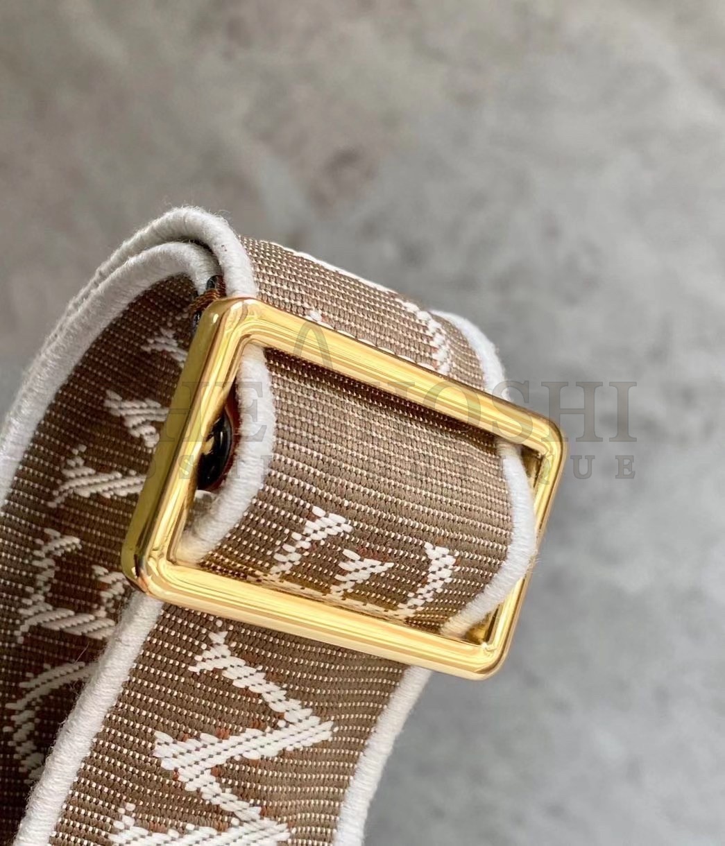 L0ew* Mini Gate Dual Bag In Tan Calfskin Master Quality