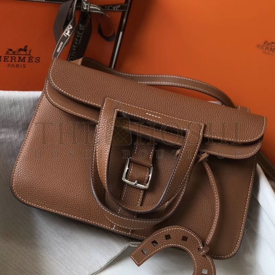 H**me5 Halzan Bag In Brown Clemence Leather Master Quality