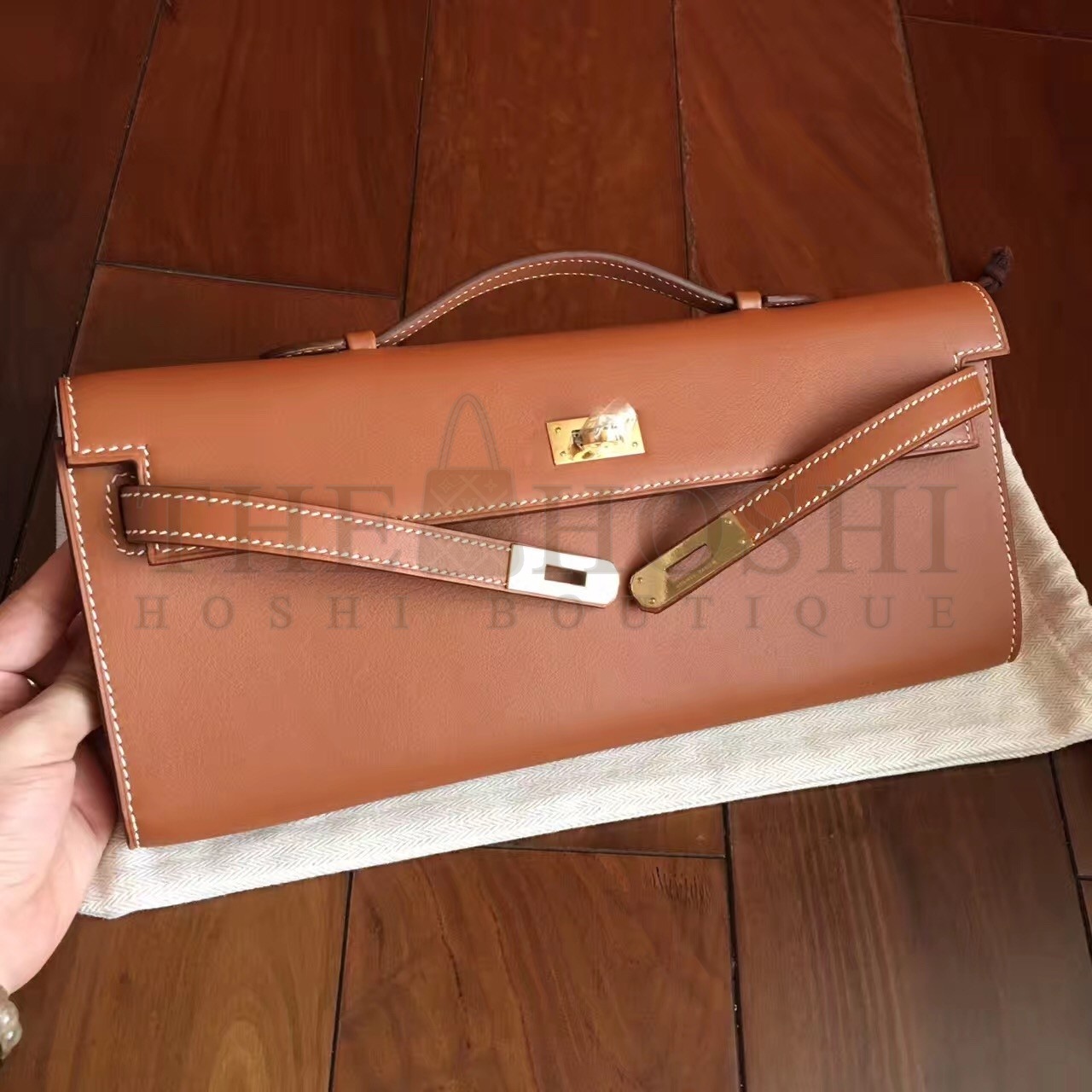 H**me5 Gold Swift Kelly Cut Handmade Bag Master Quality