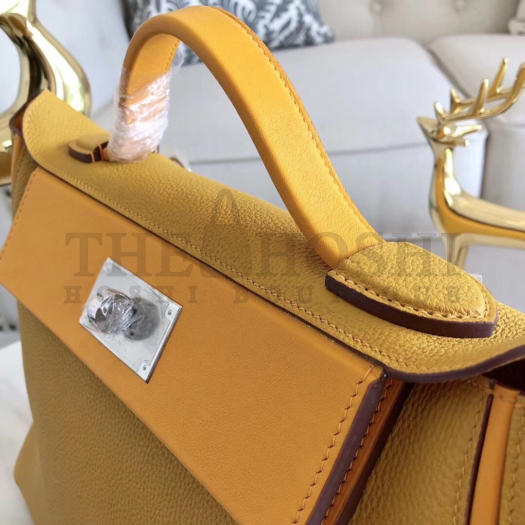 H**me5 24/24 29 Bag In Curry Clemence Calfskin Master Quality