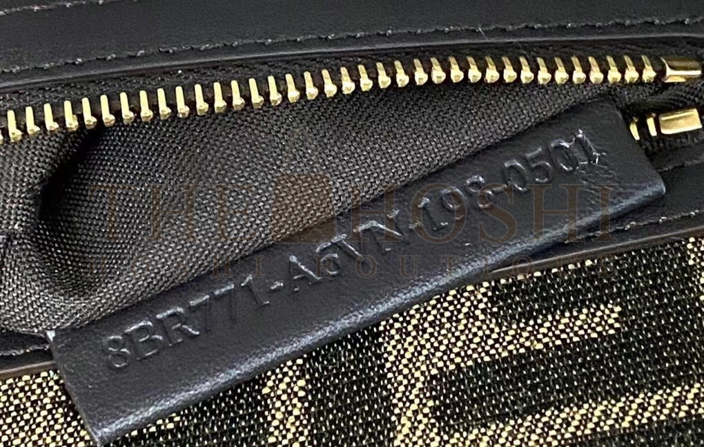 F**di Large Baguette Bag In Brown FF Jacquard Fabric Master Quality