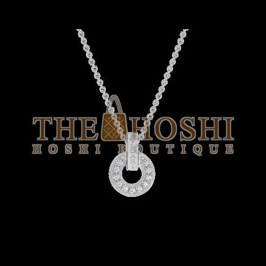 Bv1g*ai Bv1g*ai NECKLACE, Rose & White Gold Master Quality