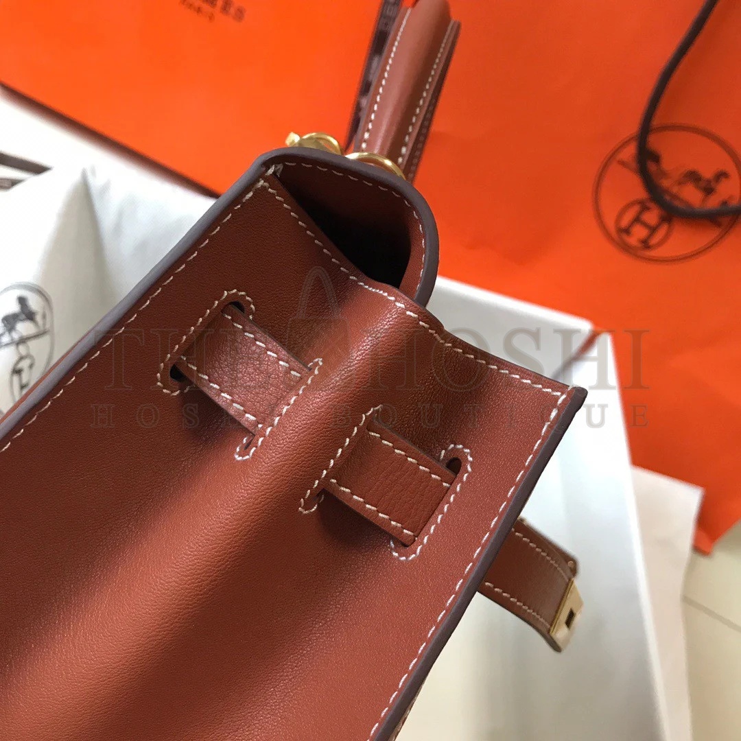 H**me5 Kelly 32cm Bag In Canvas With Barenia Leather Master Quality