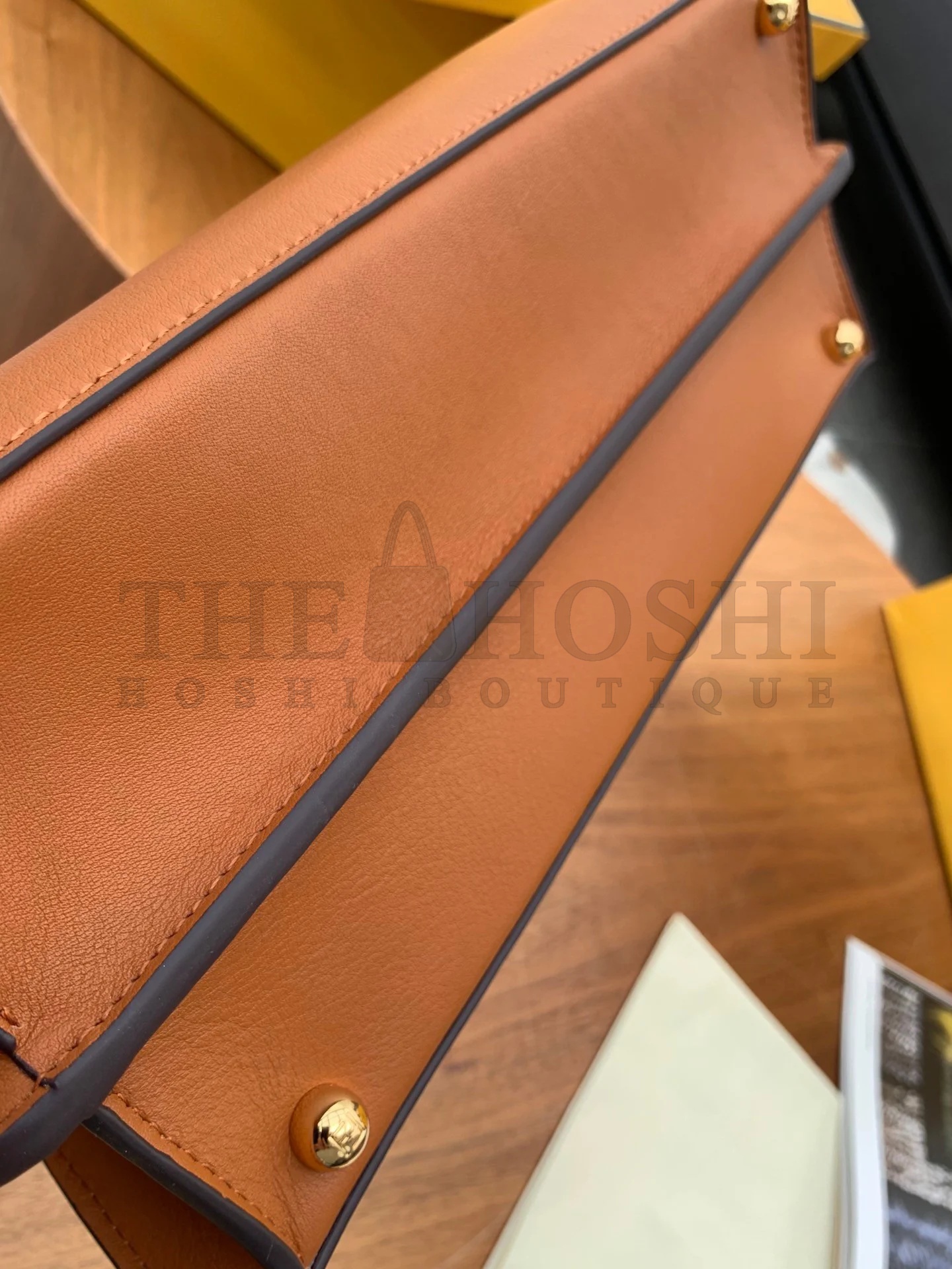 F**di Peekaboo ISeeU Medium Bag In Brown Calfskin Master Quality