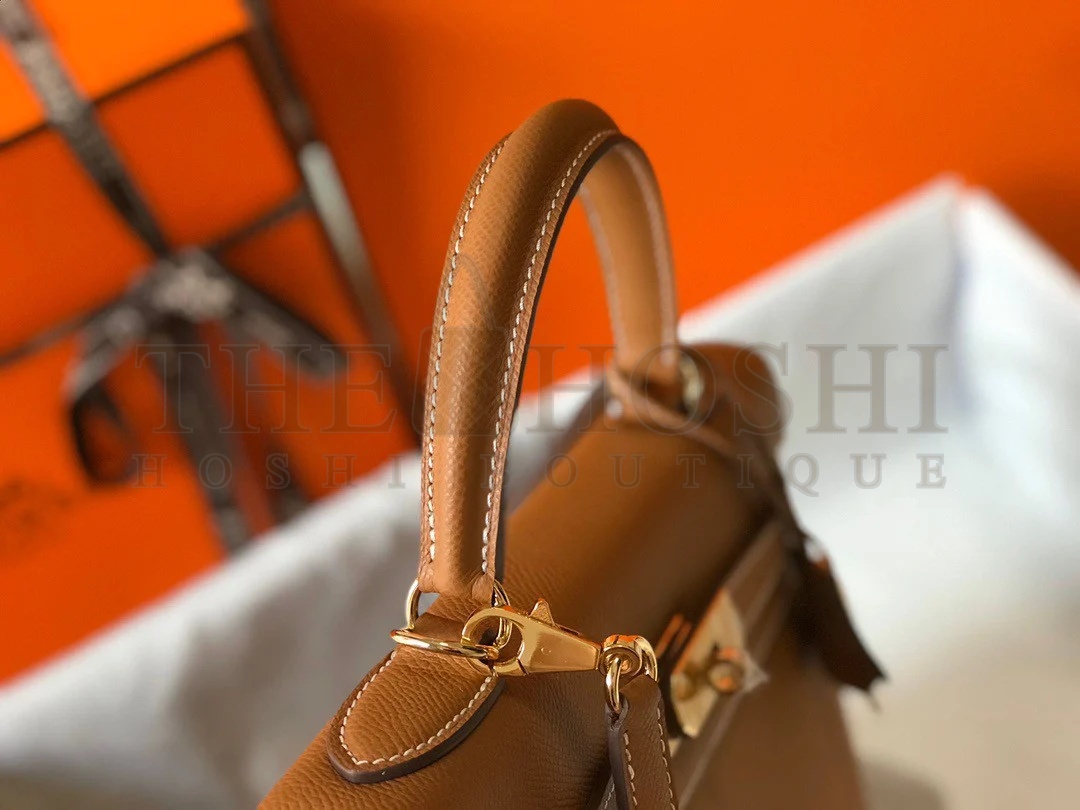 H**me5 Kelly 28cm Sellier Bag in Gold Epsom Calfskin GHW Master Quality